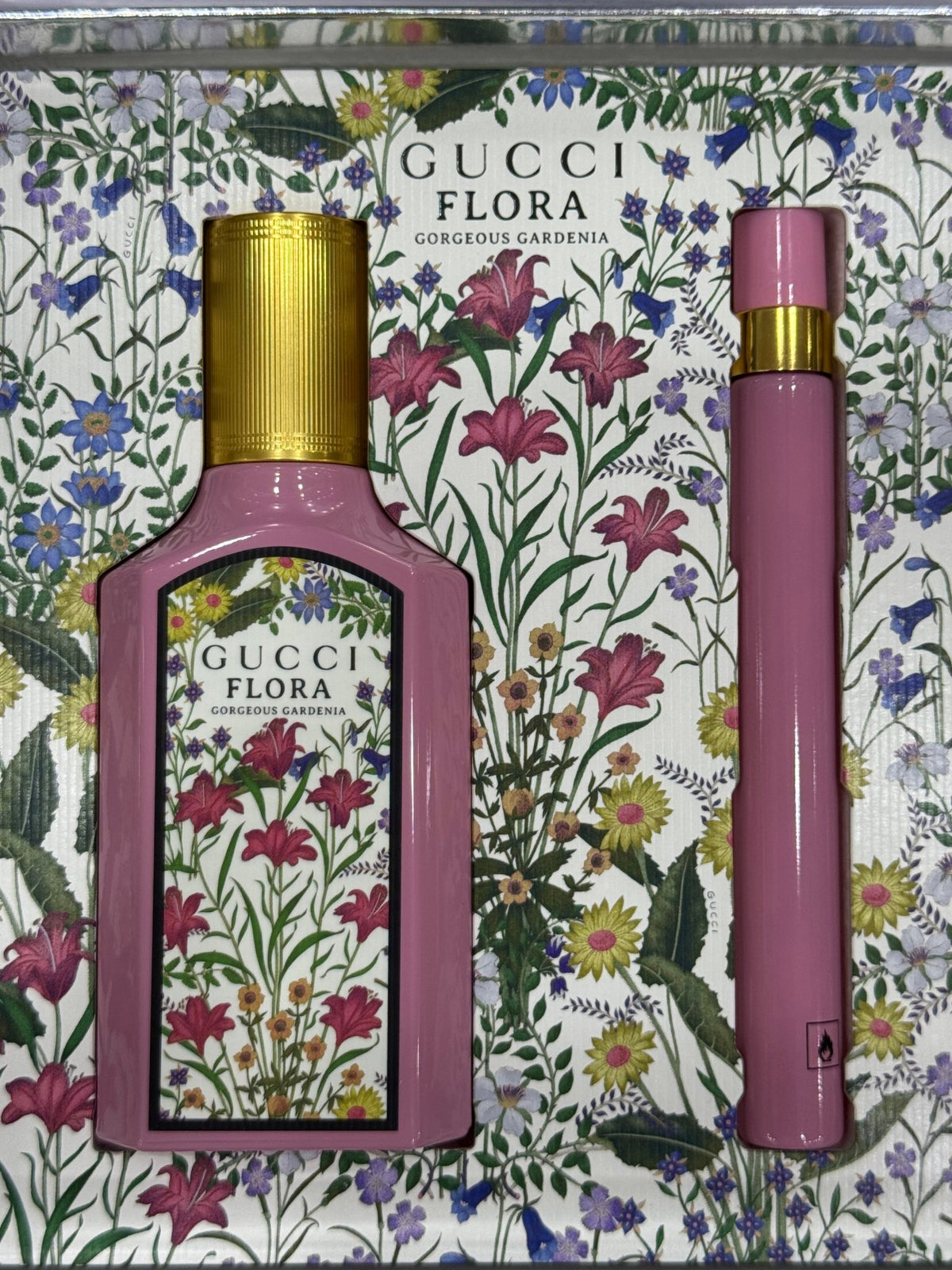 GUCCI FLORA GORGEOUS GARDENIA FOR WOMEN EDP 50ML + EDP 10ML GIFT SET - Al Himyan Perfumes | عطور هميان | Oud & Luxury Fragrances - Gucci
