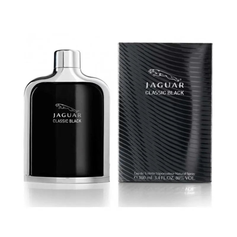 JAGUAR CLASSIC BLACK FOR MEN EDT 100ML - Al Himyan Perfumes | عطور هميان | Oud & Luxury Fragrances - Jaguar