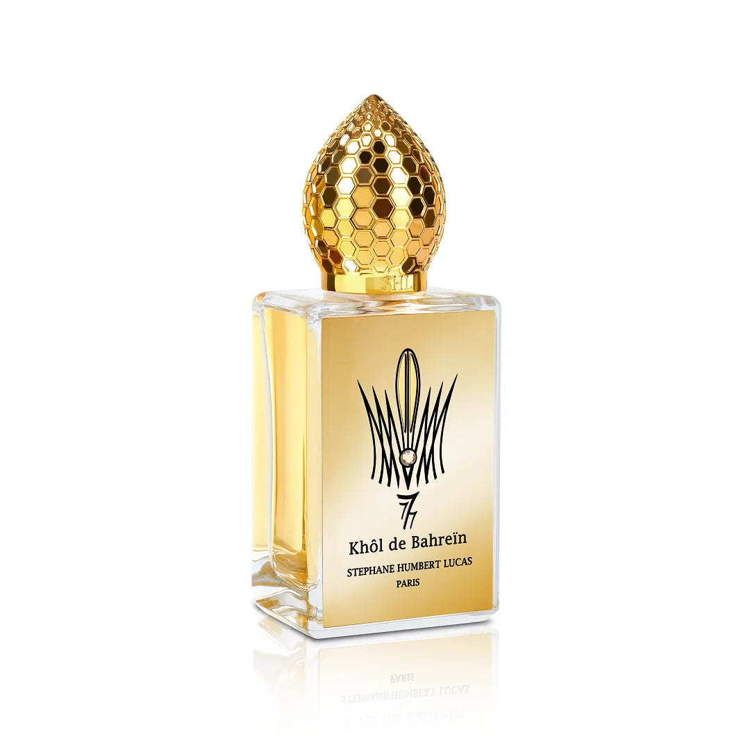 Stephane Humbert Lucas 777 Khol de Bahrein Unisex EDP 50ml bottle and box