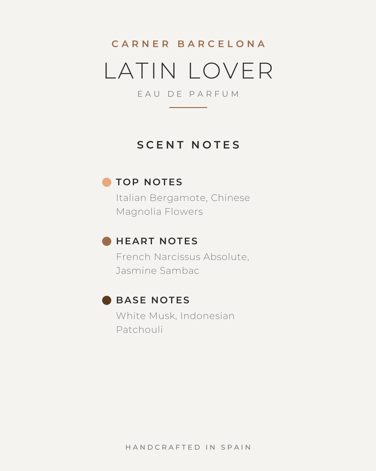 CARNER BARCELONA LATIN LOVER UNISEX EDP