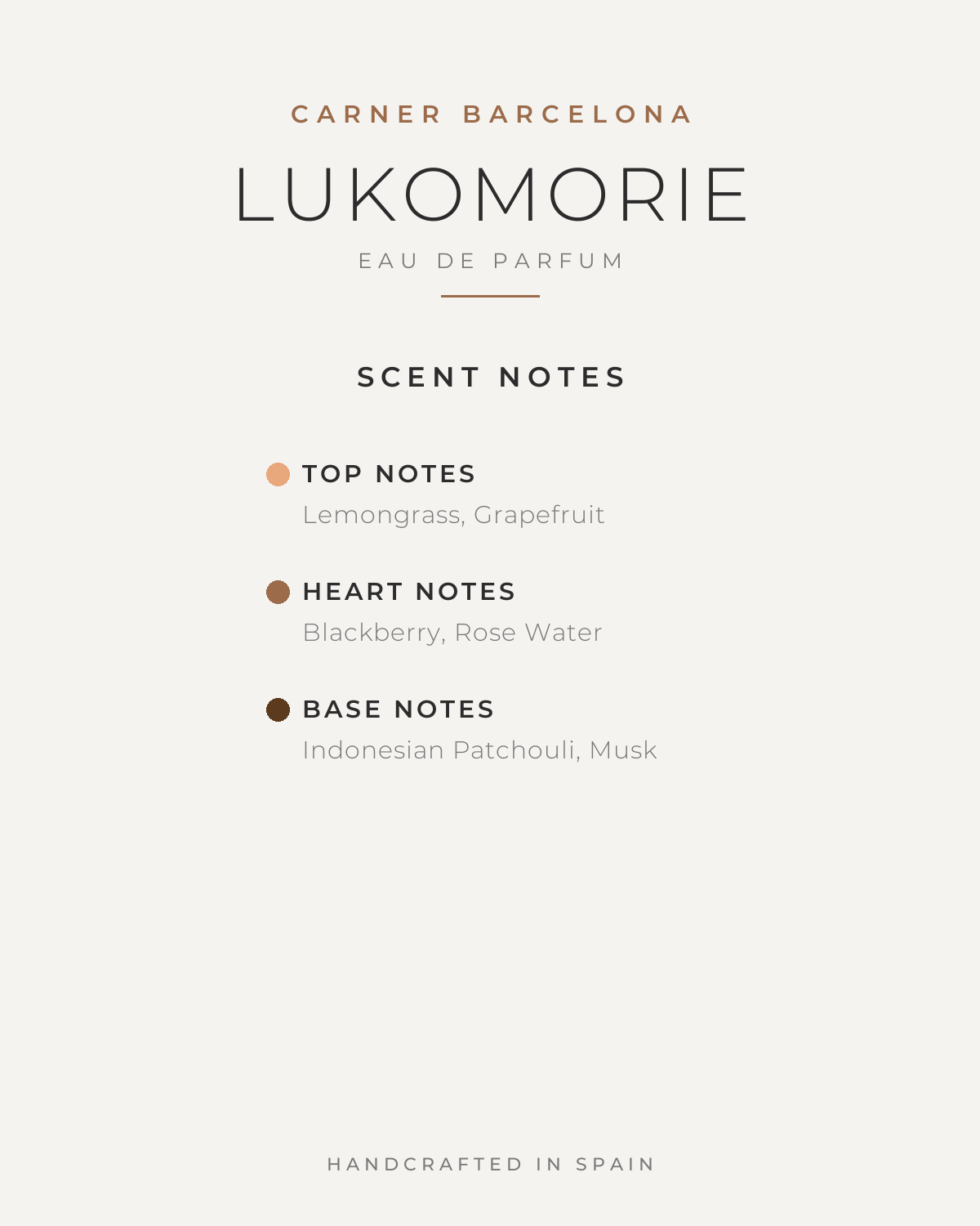 CARNER BARCELONA LUKOMORIE UNISEX EDP
