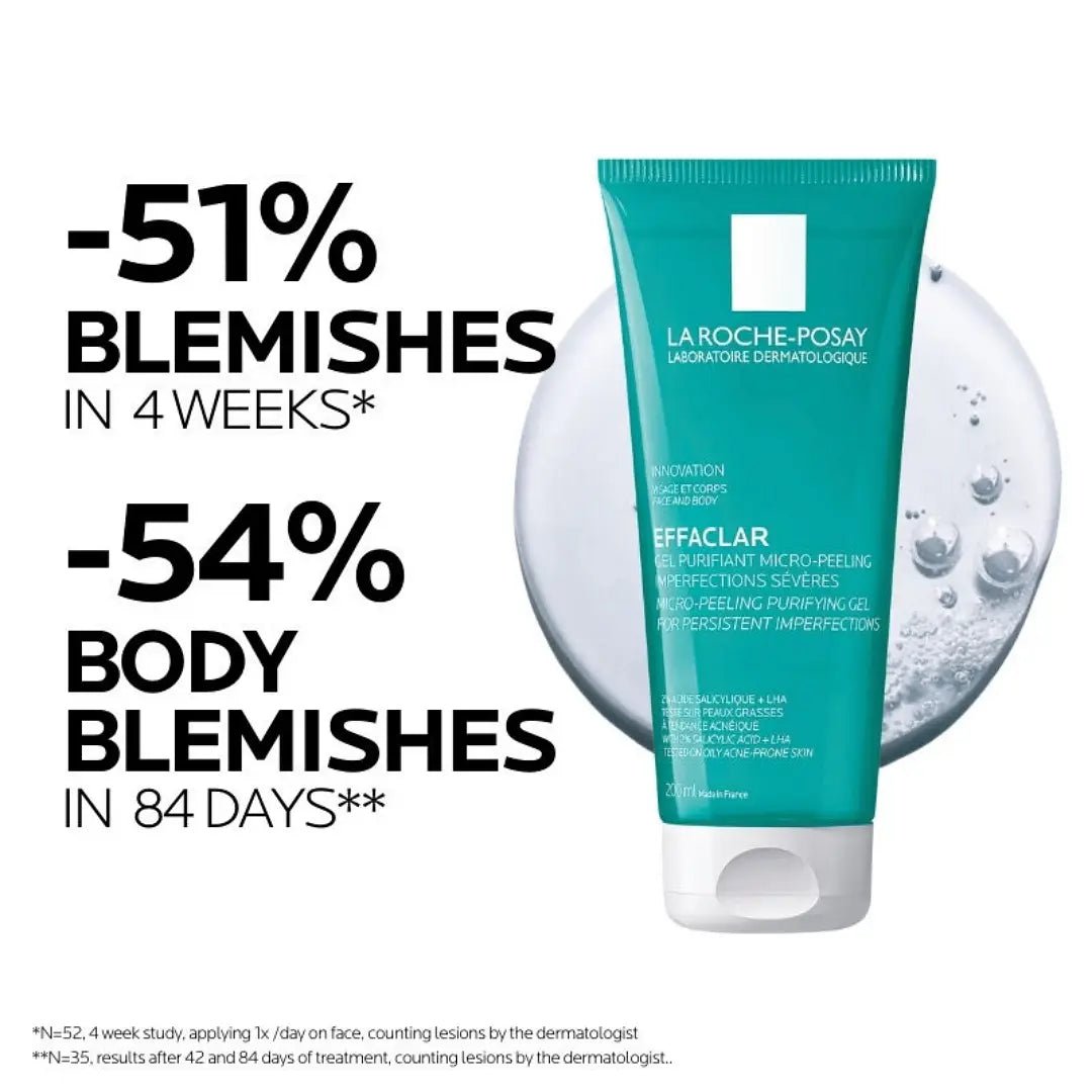 LA ROCHE POSAY EFFACLAR MICRO PEELING PURIFYING GEL 200ml Secondary image
