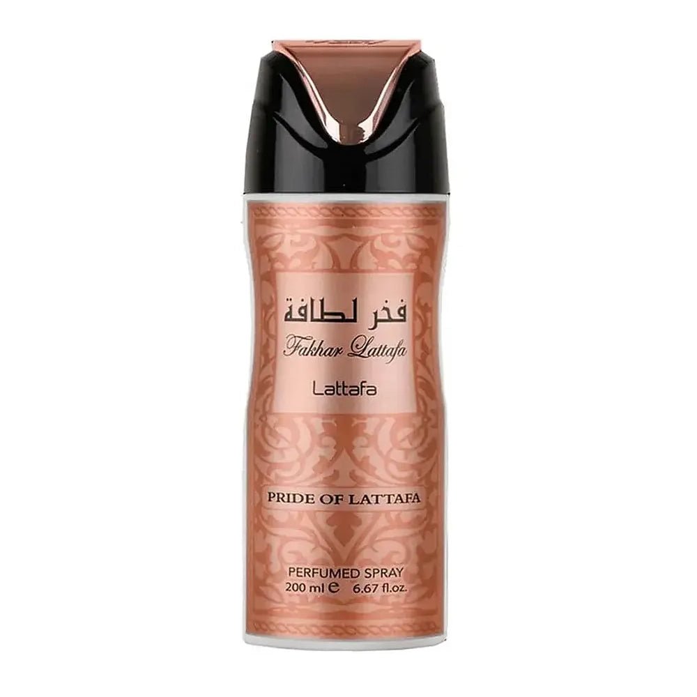LATTAFA FAKHAR (ROSE) FOR WOMEN DEO SPRAY 200ML - Al Himyan Perfumes | عطور هميان | Oud & Luxury Fragrances - Lattafa Main image