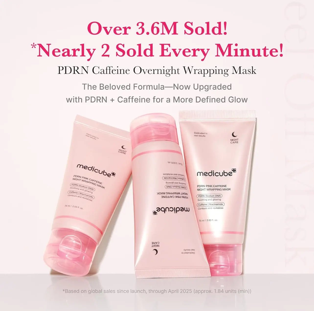 Medicube PDRN Pink Caffeine Night Wrapping Mask 75ml - Al Himyan Perfumes | عطور هميان | Oud & Luxury Fragrances - Medicube