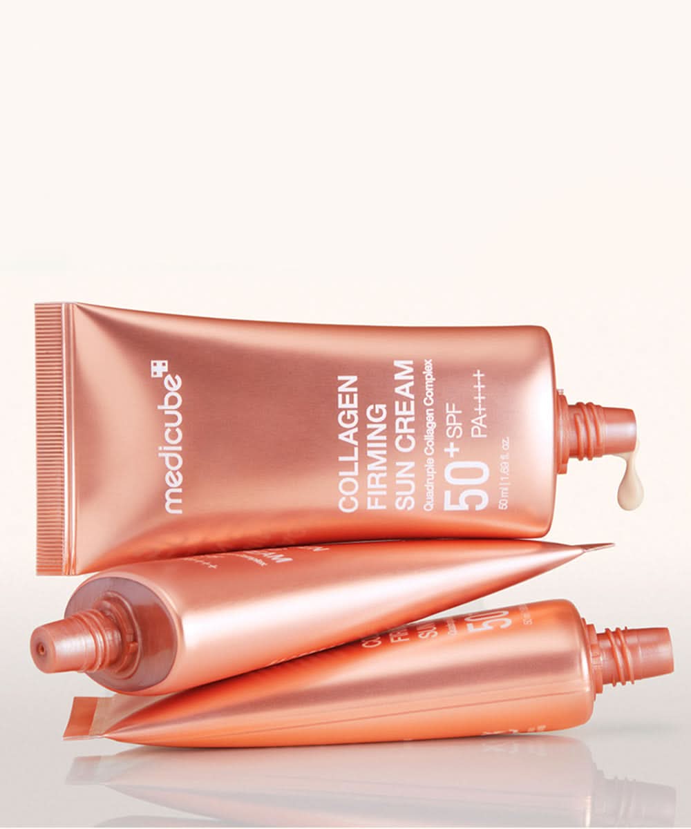 MEDICUBE COLLAGEN FIRMING SUNSCREEN SPF50+ 50ML - Al Himyan Perfumes | عطور هميان | Oud & Luxury Fragrances - Medicube