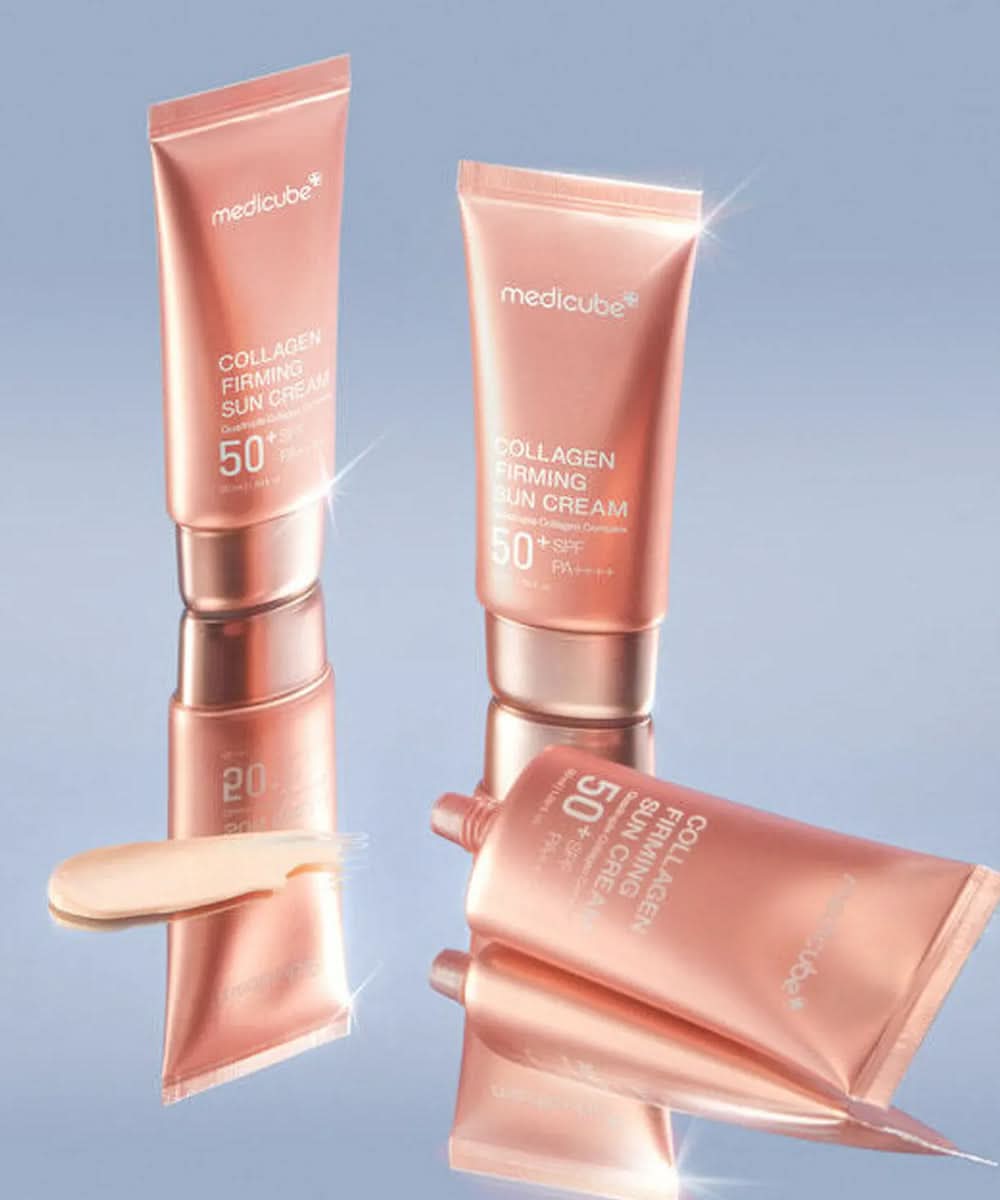 MEDICUBE COLLAGEN FIRMING SUNSCREEN SPF50+ 50ML - Al Himyan Perfumes | عطور هميان | Oud & Luxury Fragrances - Medicube