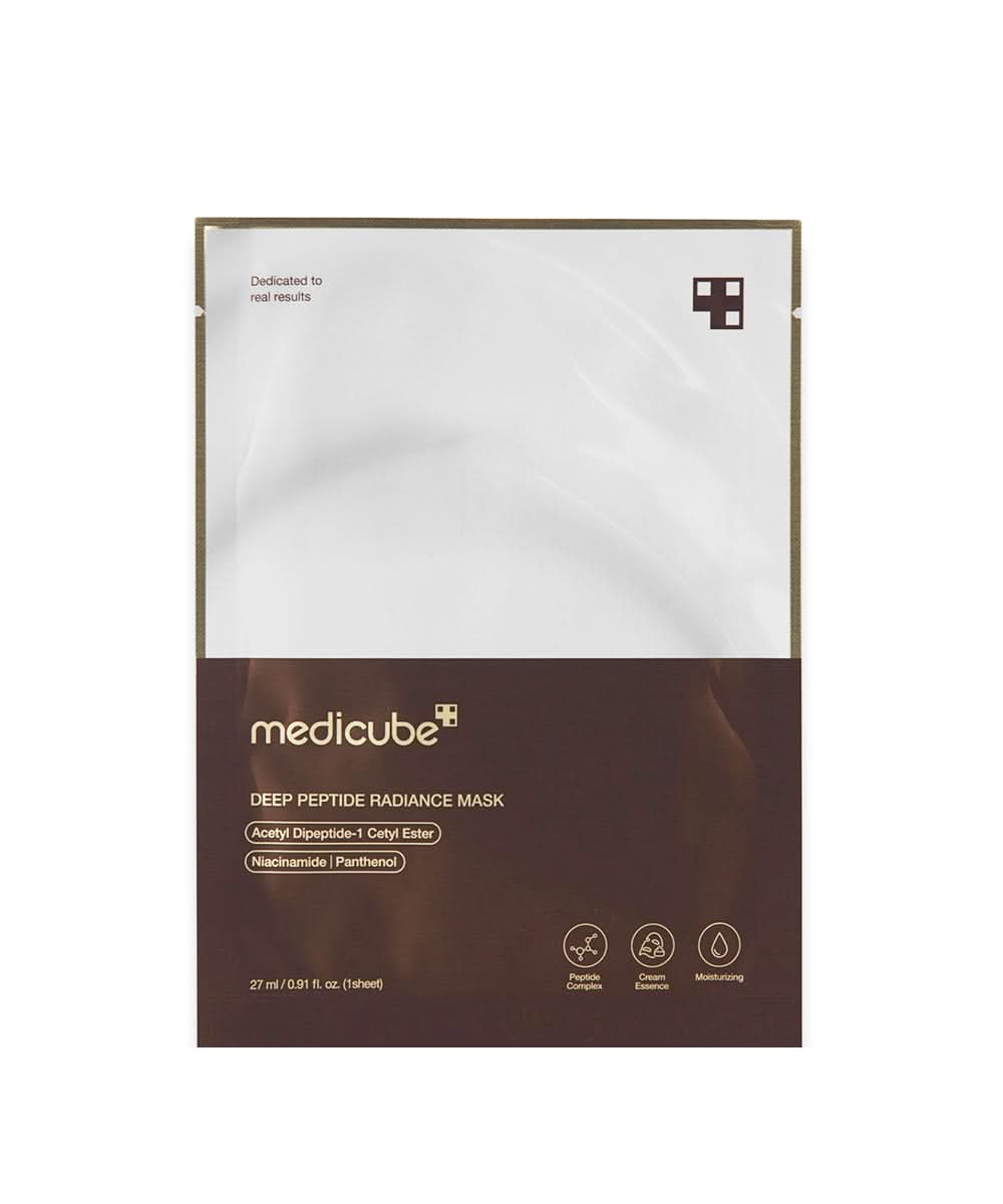 MEDICUBE DEEP PEPTIDE RADIANCE MASK SHEET 27ML - Al Himyan Perfumes | عطور هميان | Oud & Luxury Fragrances - Medicube Main image