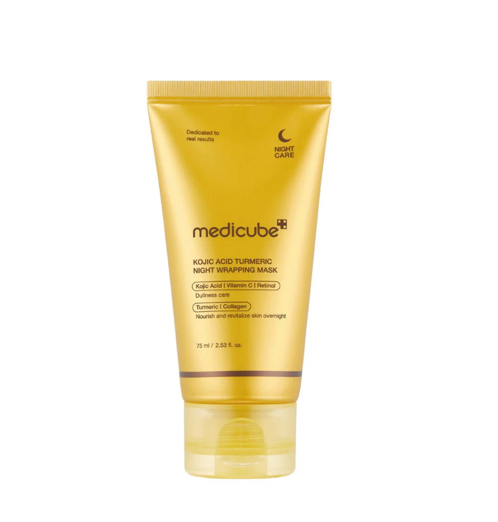 MEDICUBE KOJIC ACID TURMERIC NIGHT WRAPPING MASK 75ML - Al Himyan Perfumes | عطور هميان | Oud & Luxury Fragrances - Medicube