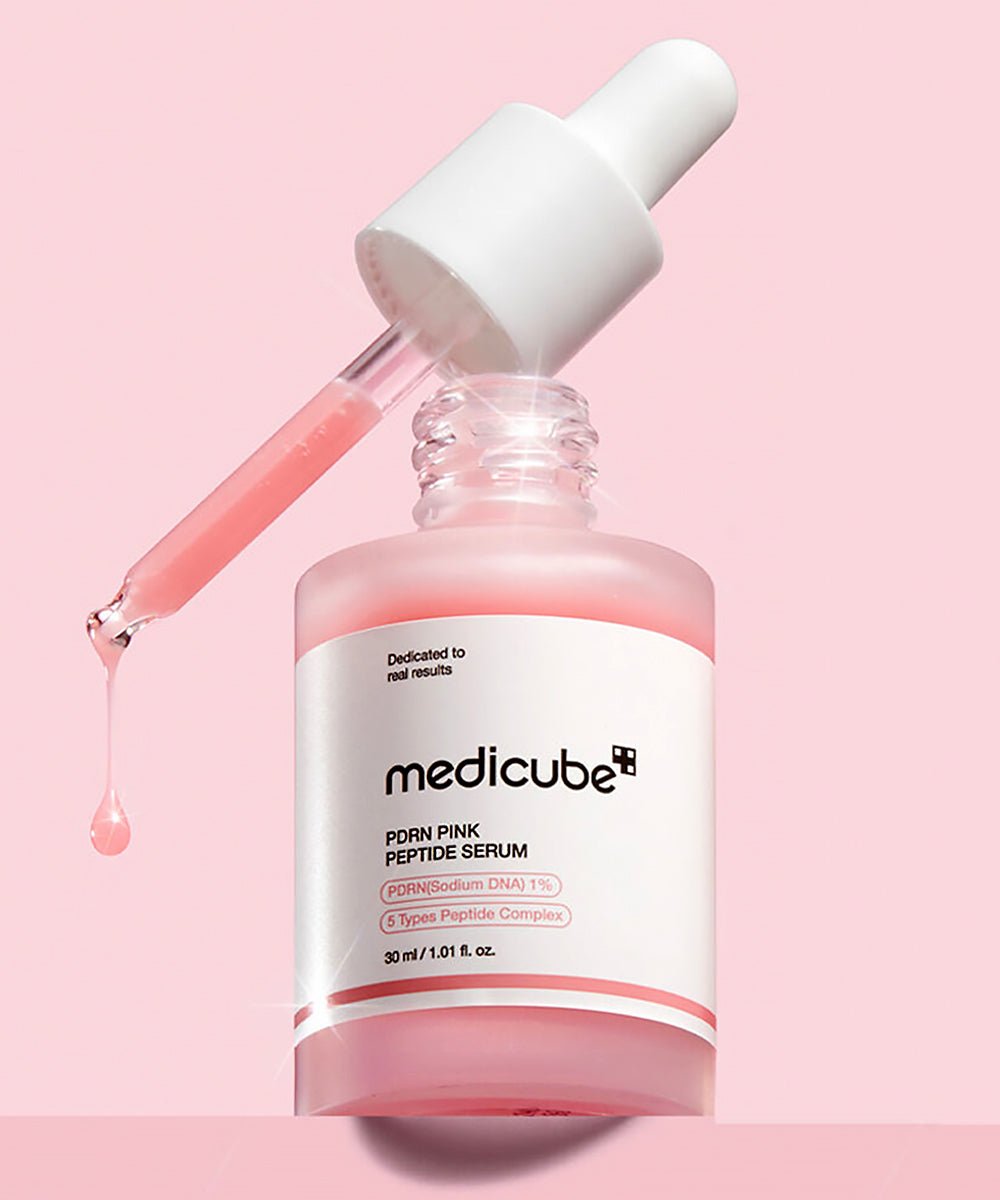 MEDICUBE PDRN PINK PEPTIDE FACE SERUM FOR DARK SPOTS 30ML - Al Himyan Perfumes | عطور هميان | Oud & Luxury Fragrances - Medicube