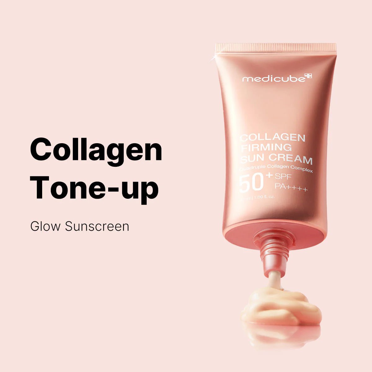 MEDICUBE COLLAGEN FIRMING SUNSCREEN SPF50+ 50ML - Al Himyan Perfumes | عطور هميان | Oud & Luxury Fragrances - Medicube