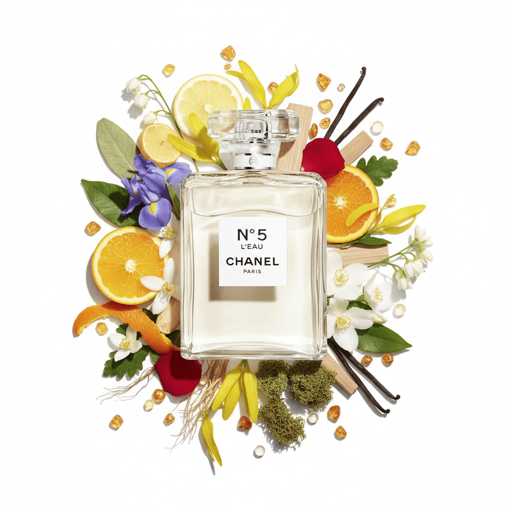 CHANEL N°5 L'EAU FOR WOMEN EDT 100ML - Al Himyan Perfumes | عطور هميان | Oud & Luxury Fragrances - CHANEL