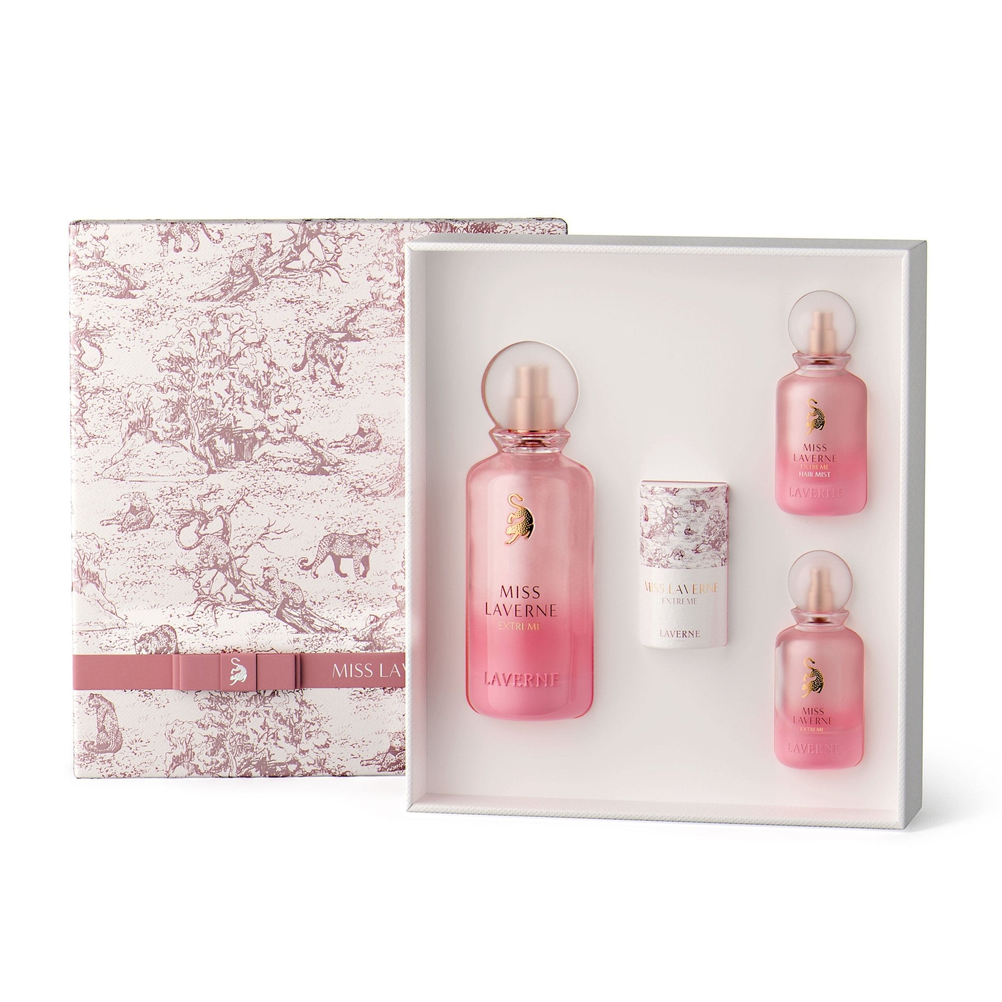 LAVERNE MISS LAVERNE EXTREME COLLECTION FOR WOMEN EDP 150ML+2*25ML+Scarf - Al Himyan Perfumes | عطور هميان | Oud & Luxury Fragrances - LAVERNE
