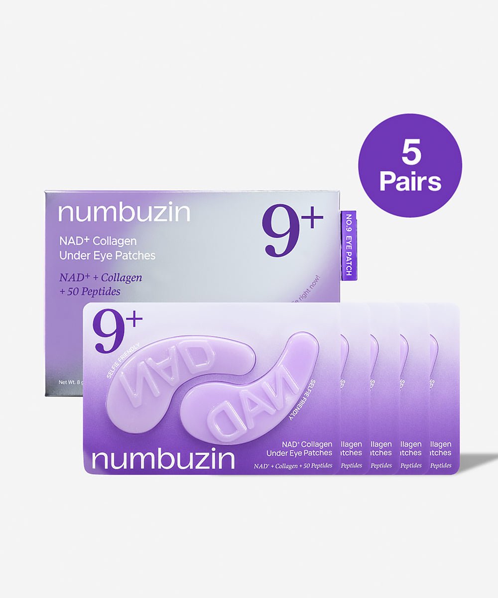 NUMBUZIN No.9 COLLAGEN UNDER EYE PATCHES 5 Pairs, 10 Patches - Al Himyan Perfumes | عطور هميان | Oud & Luxury Fragrances - Numbuzin