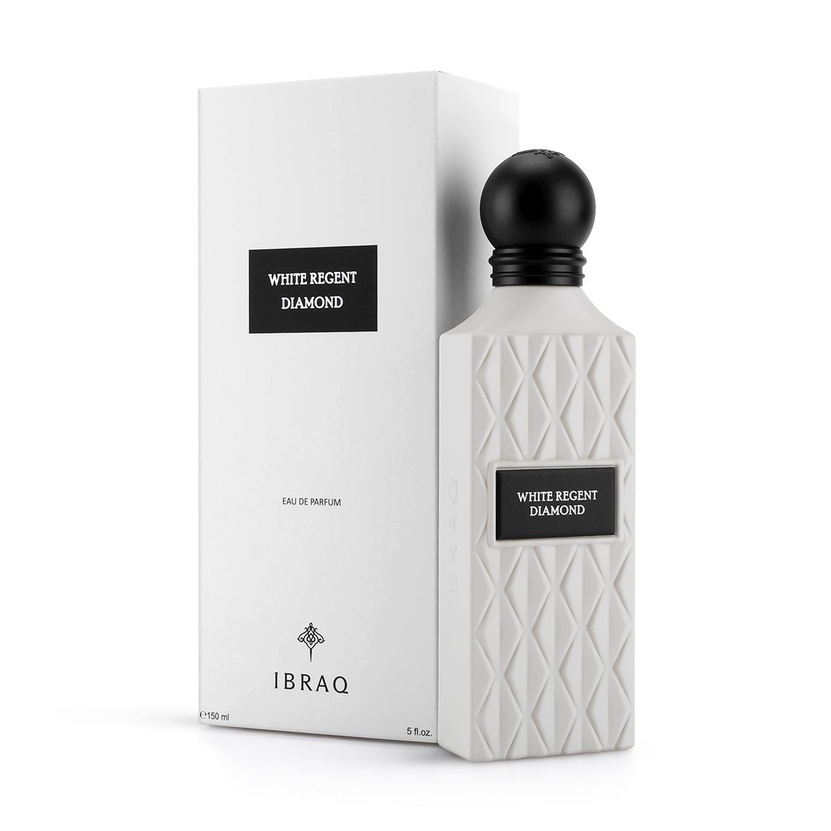 IBRAHEEM ALQURASHI WHITE REGENT DIAMOND UNISEX EDP 150ML - Al Himyan Perfumes | عطور هميان | Oud & Luxury Fragrances - IBRAHEEM ALQURASHI