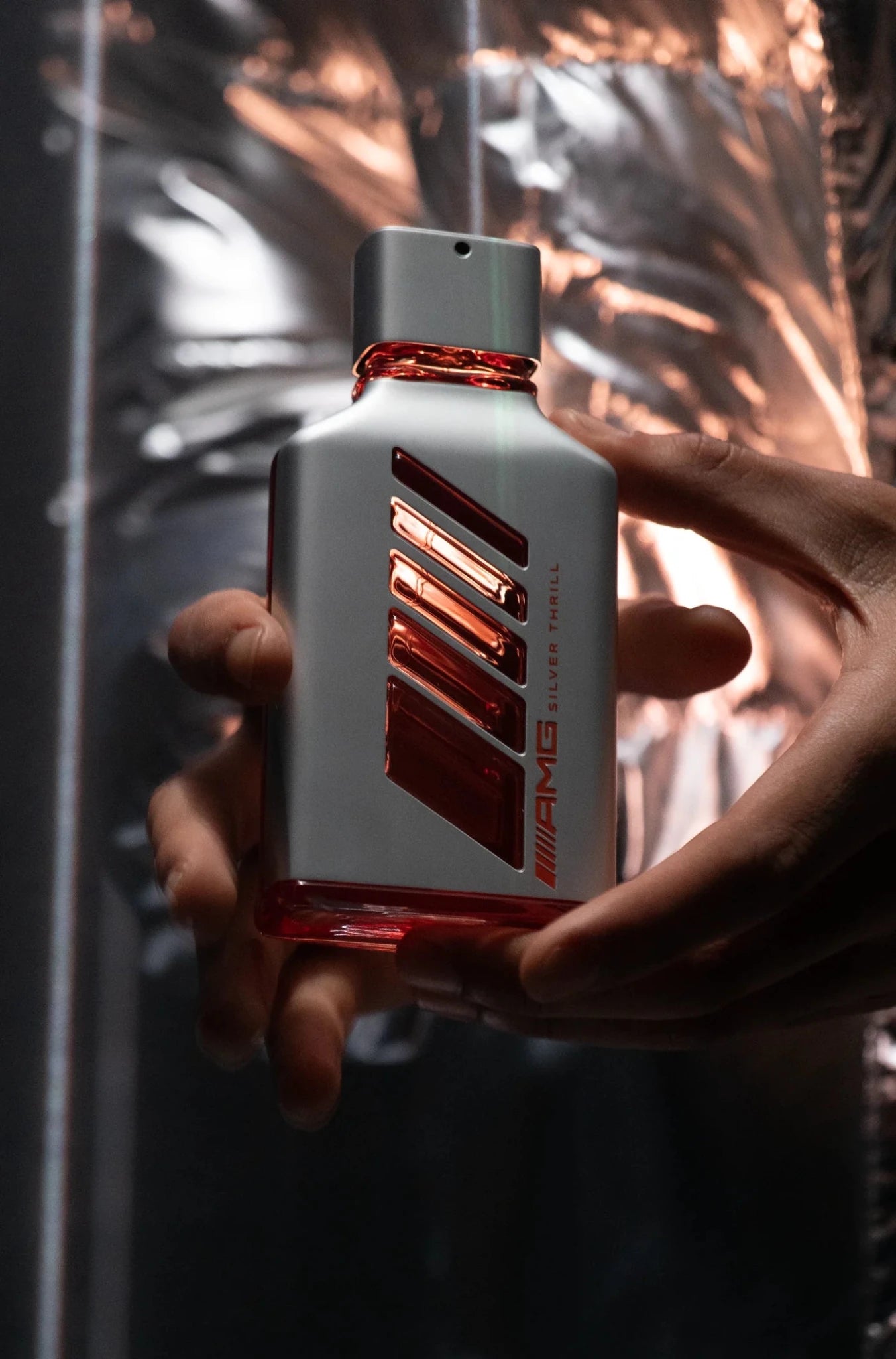 MERCEDES BENZ AMG SILVER THRILL FOR MEN EDP 100ML REFILLABLE Secondary image