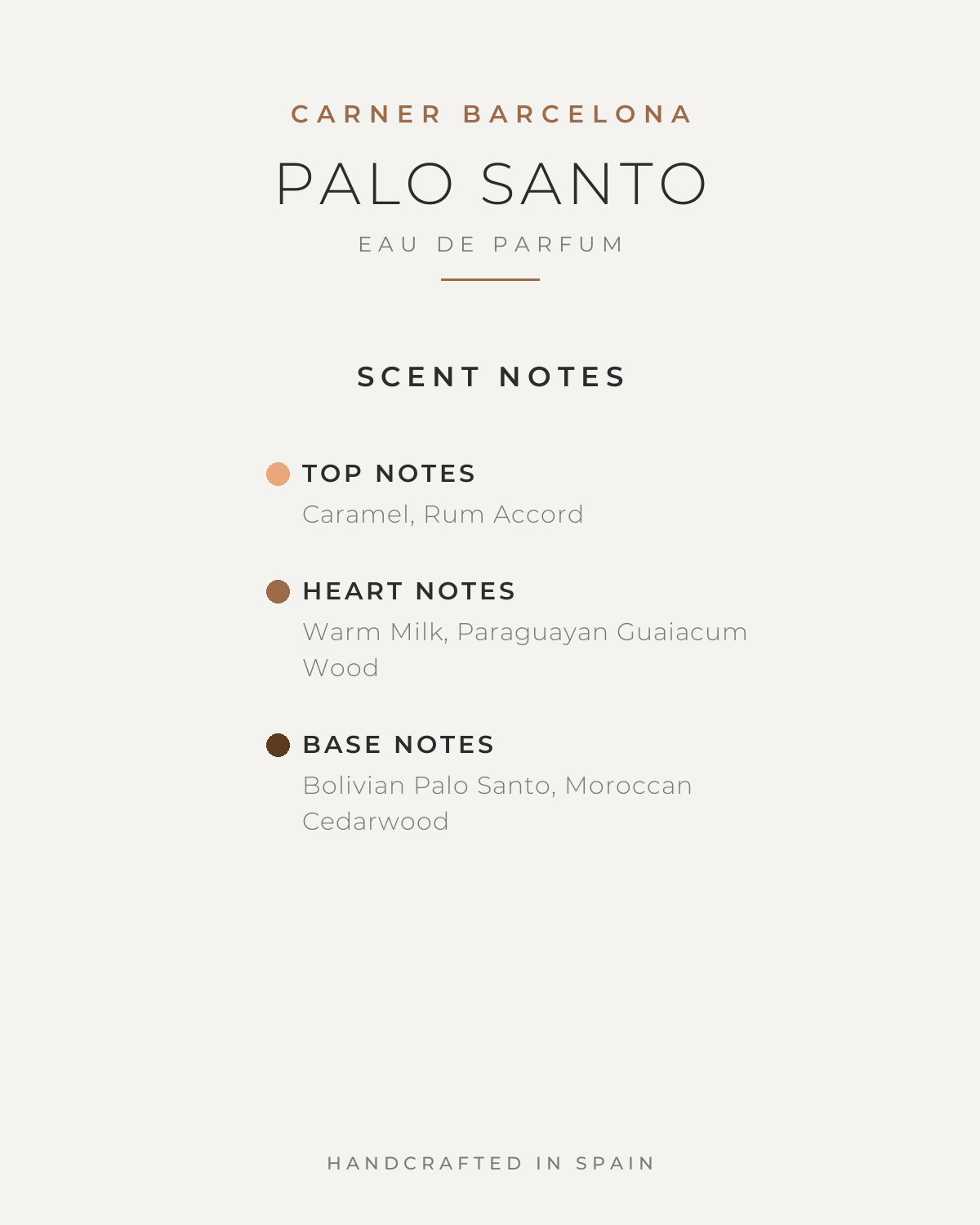 CARNER BARCELONA PALO SANTO UNISEX EDP 100ML
