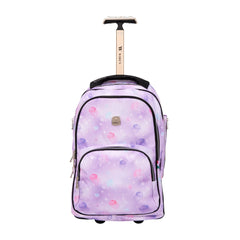 Wires Purple Jellyfish Galaxy Planet Mini Wheel School Bags Trolly Set of 3pcs