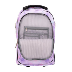 Wires Purple Jellyfish Galaxy Planet Mini Wheel School Bags Trolly Set of 3pcs