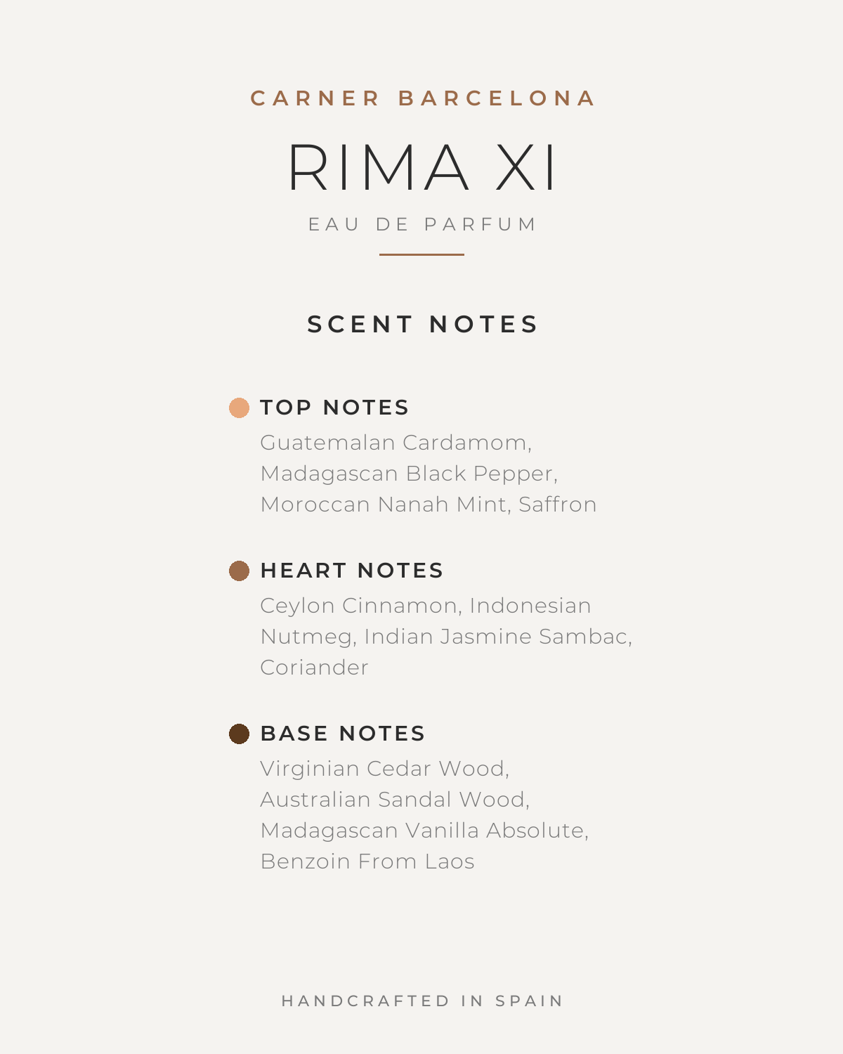 CARNER BARCELONA RIMA XI UNISEX EDP
