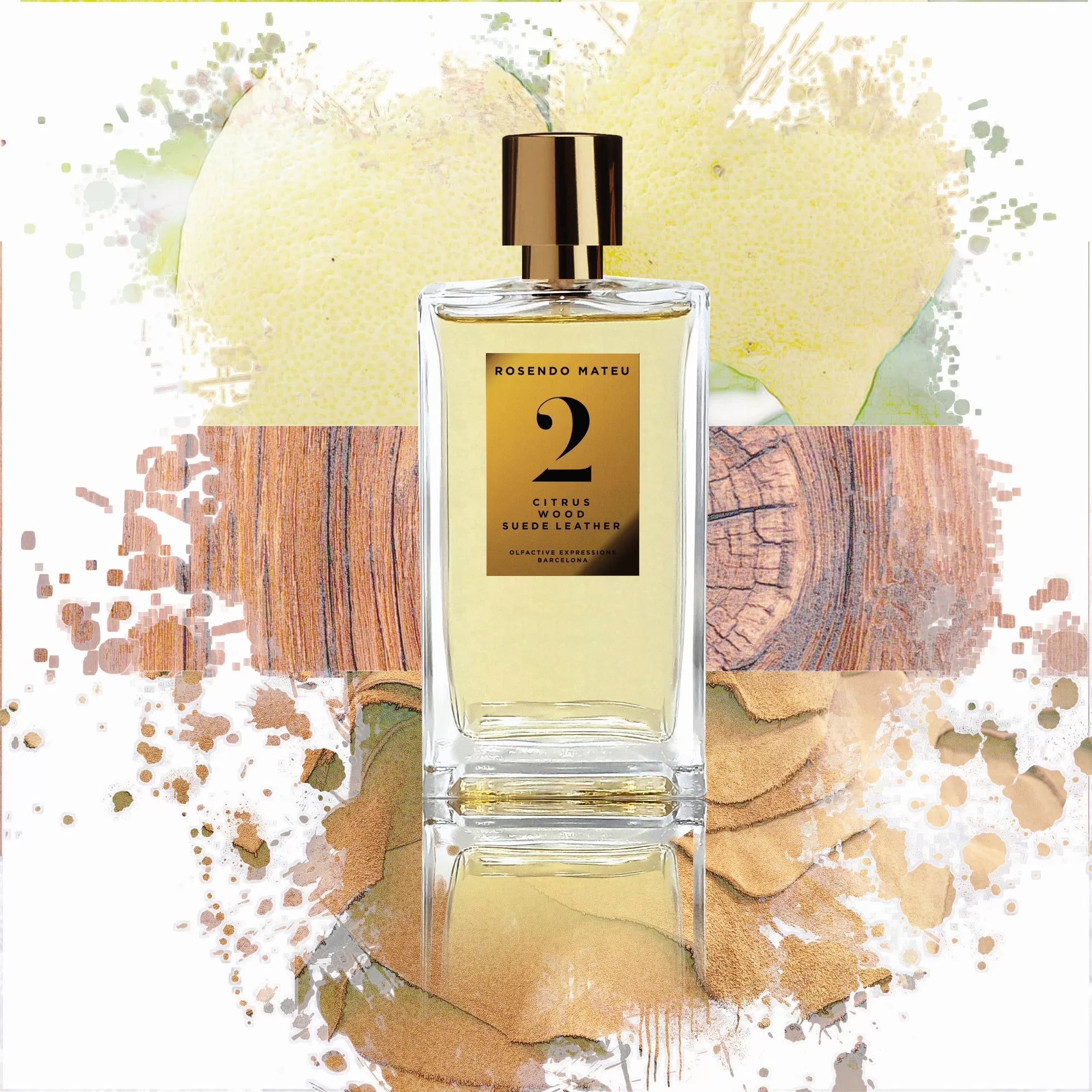 ROSENDO MATEU NO.2 CITRUS WOOD SUEDE LEATHER UNISEX EDP 100ML Secondary image