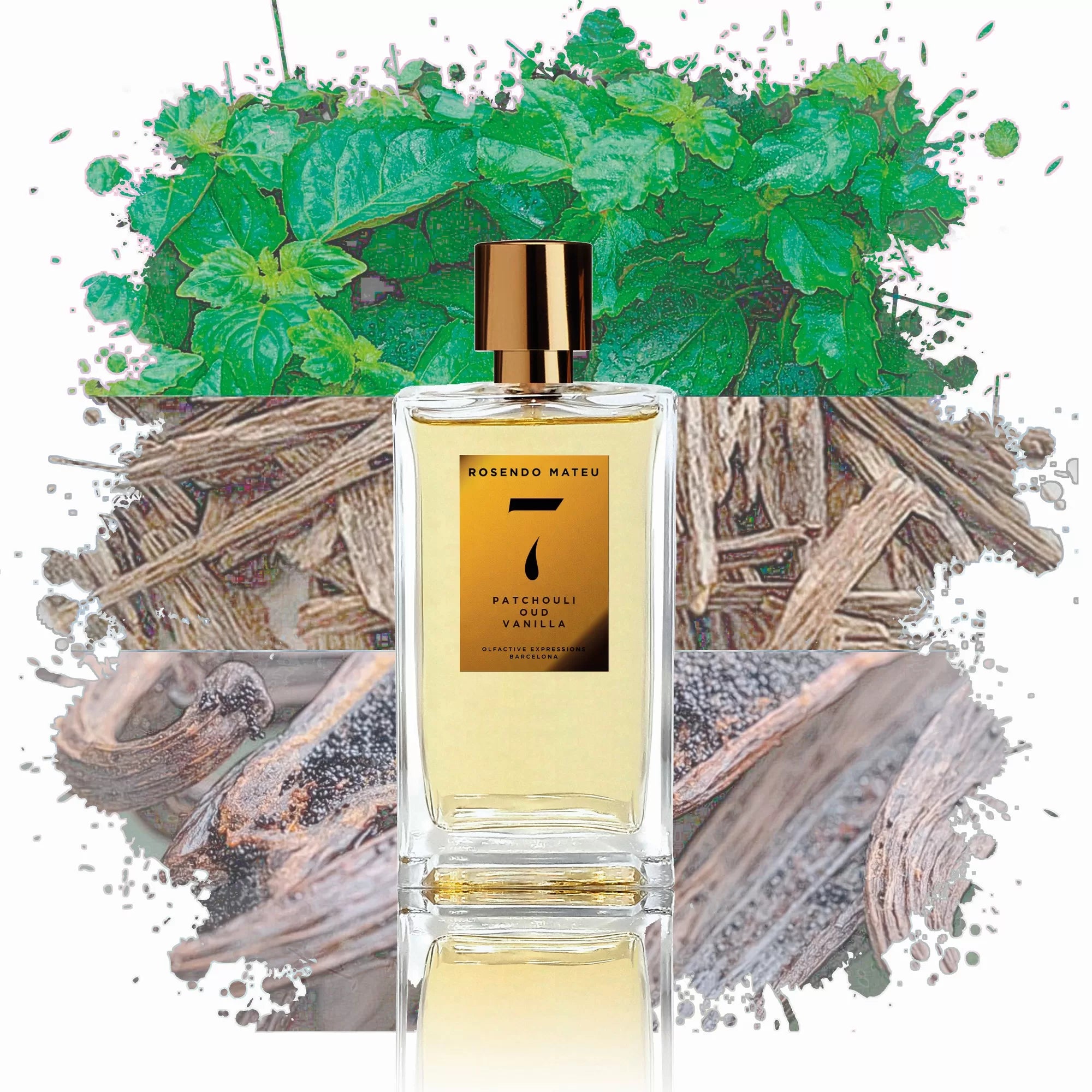 ROSENDO MATEU NO.7 PATCHOULI OUD VANILLA UNISEX EDP 100ML Secondary image