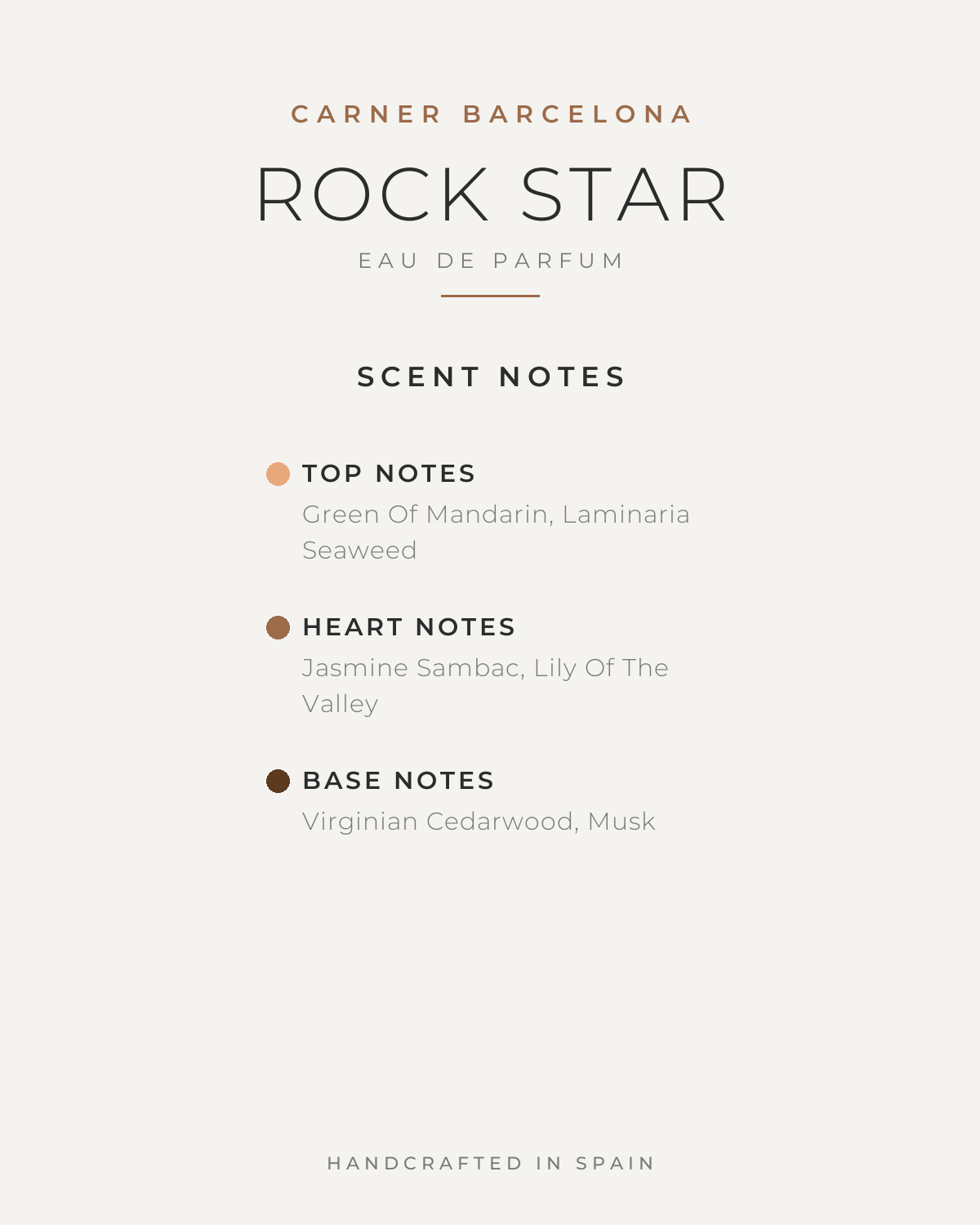 CARNER BARCELONA ROCK STAR UNISEX EDP 100ML