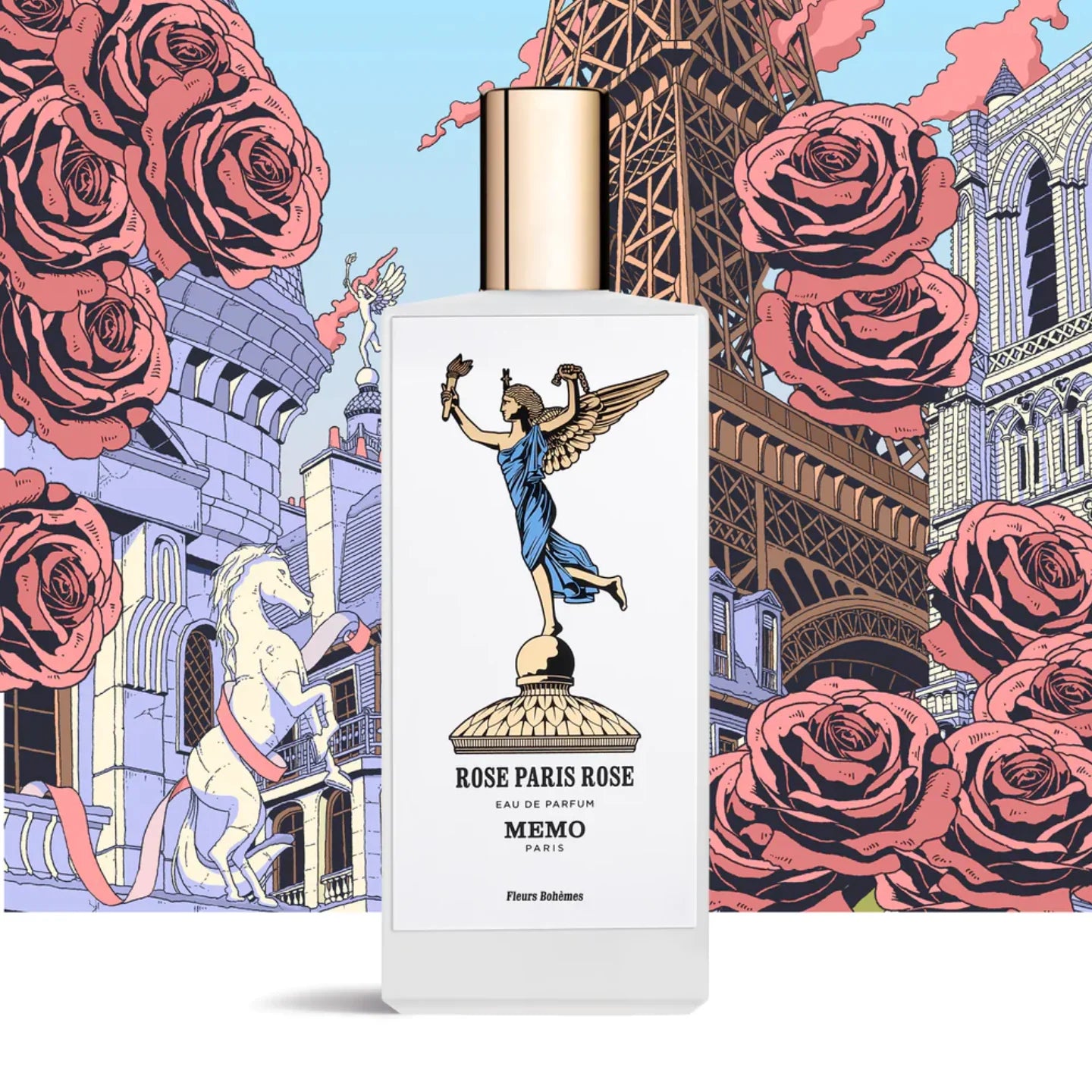 MEMO THE FLYING COLLECTION ROSE PARIS ROSE UNISEX EDP 75ML - Al Himyan Perfumes | عطور هميان | Oud & Luxury Fragrances - MEMO