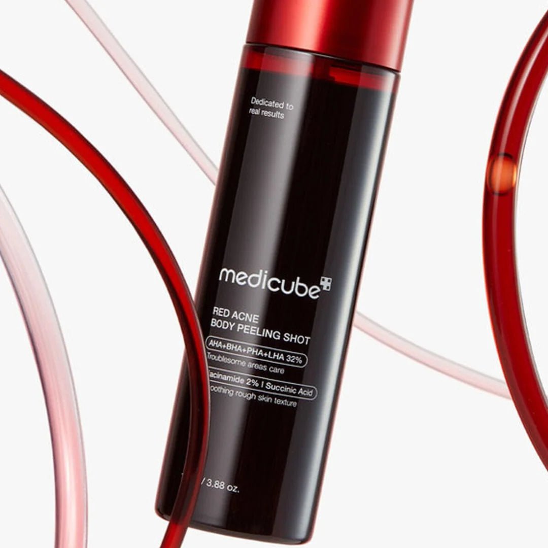 Medicube Red Acne Body Peeling Shot Strawberry Skin Body Spray 110g Secondary image