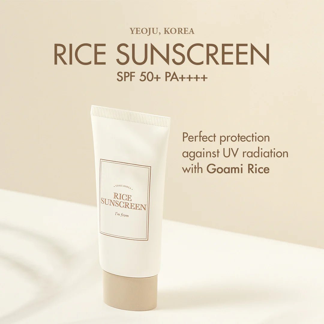 I'm From Rice Sunscreen SPF50+PA++++ 50 ml - Al Himyan Perfumes | عطور هميان | Oud & Luxury Fragrances - I'm From