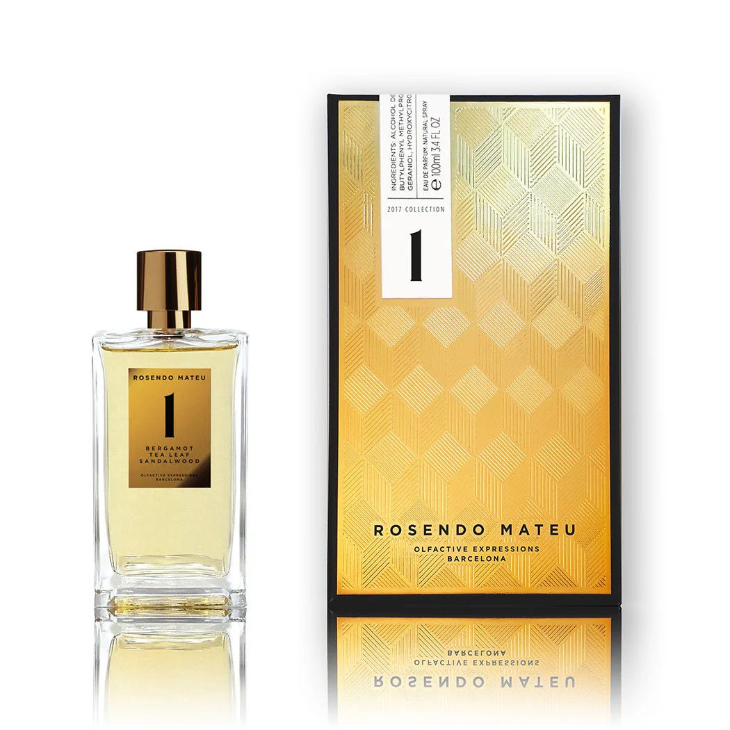 ROSENDO MATEU NO.1 BERGAMOT TEA LEAF SANDALWOOD UNISEX EDP 100ML - Al Himyan Perfumes | عطور هميان | Oud & Luxury Fragrances - ROSENDO MATEU