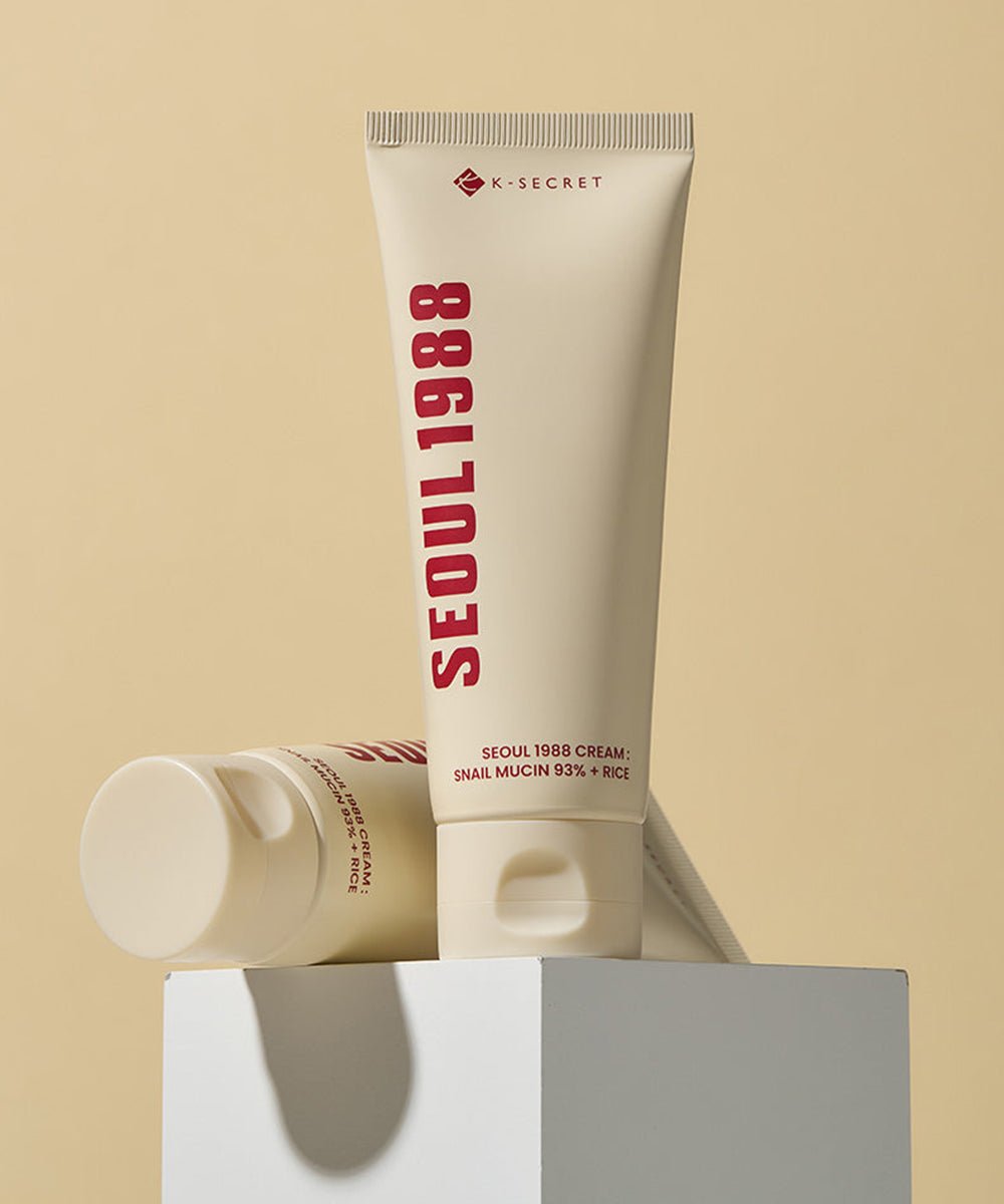 K - SECRET SEOUL 1988 SNAIL MUCIN CREAM 93% WITH RICE 100ML - Al Himyan Perfumes | عطور هميان | Oud & Luxury Fragrances - SEOL 1988