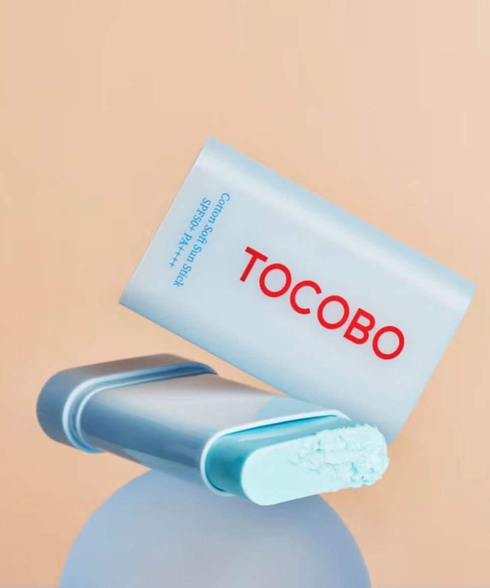TOCOBO COTTON SOFT SUNSCREEN STICK SPF50+ & PA++++ 19G - Al Himyan Perfumes | عطور هميان | Oud & Luxury Fragrances - TOCOBO