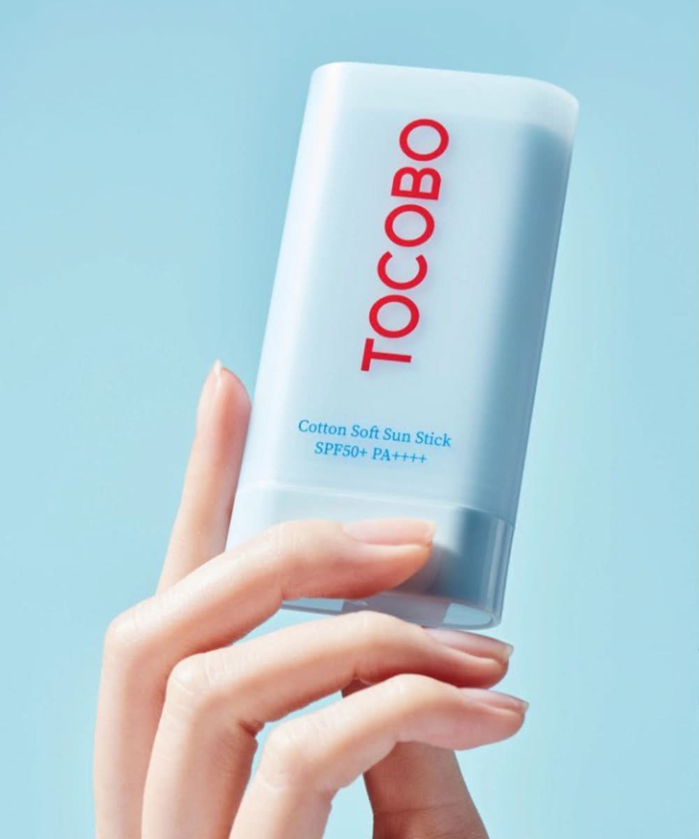TOCOBO COTTON SOFT SUNSCREEN STICK SPF50+ & PA++++ 19G - Al Himyan Perfumes | عطور هميان | Oud & Luxury Fragrances - TOCOBO