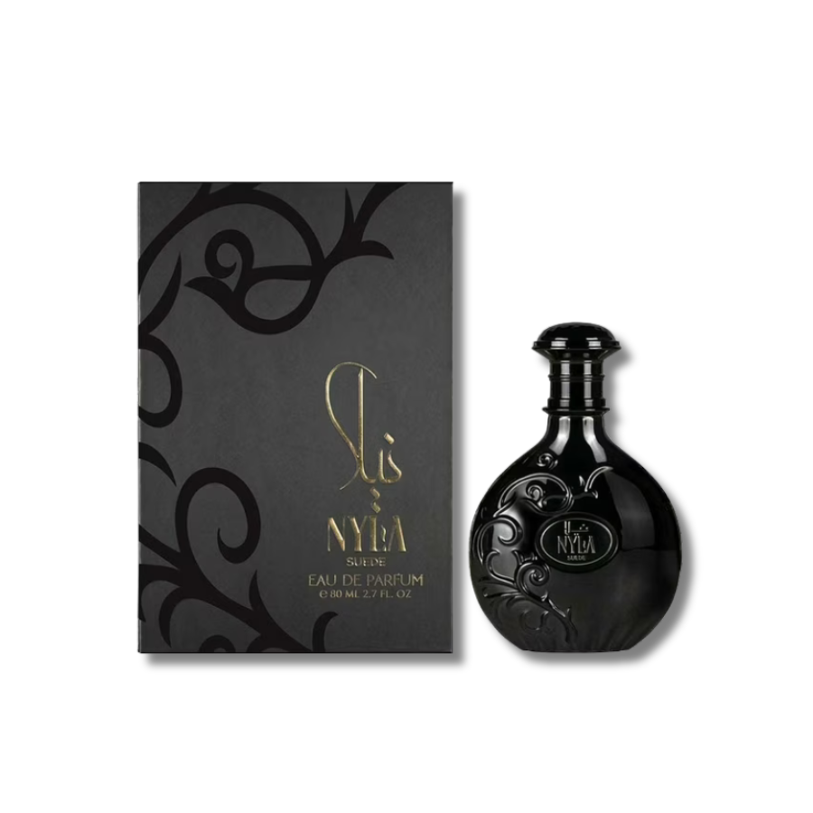 Arabiyat Prestige Nyla Suede Unisex EDP 80ml — packaging