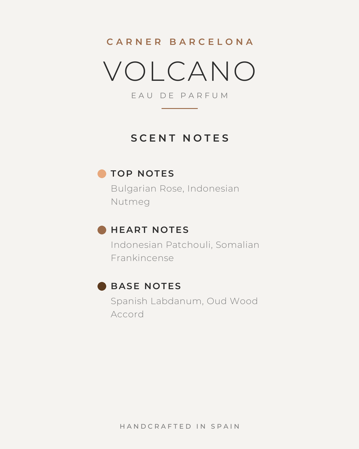 CARNER BARCELONA VOLCANO UNISEX EDP
