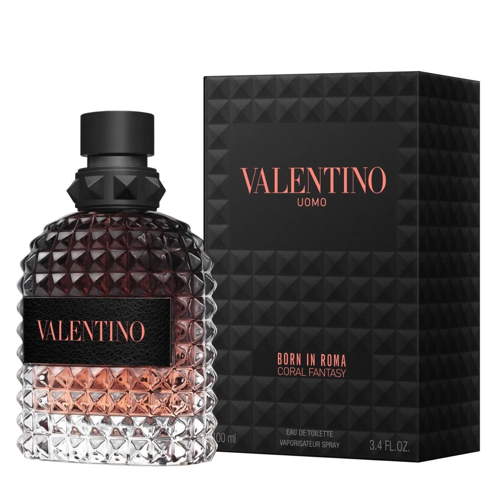 VALENTINO UOMO BORN IN ROMA CORAL FANTASY FOR MEN EDT 100ML - Al Himyan Perfumes | عطور هميان | Oud & Luxury Fragrances - Valentino