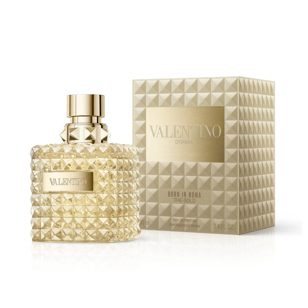 VALENTINO DONNA BORN IN ROMA THE GOLD FOR WOMEN EDP 100ML - Al Himyan Perfumes | عطور هميان | Oud & Luxury Fragrances - Valentino