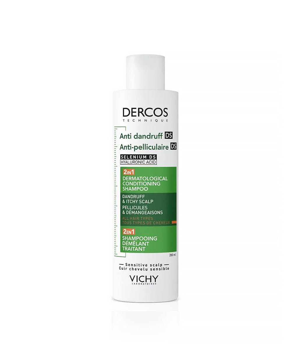 VICHY DERCOS ANTI DANDRUFF DS 2 IN 1 DERMATOLOGICAL CONDITIONING SHAMPOO 200ML - Al Himyan Perfumes | عطور هميان | Oud & Luxury Fragrances - Vichy Main image