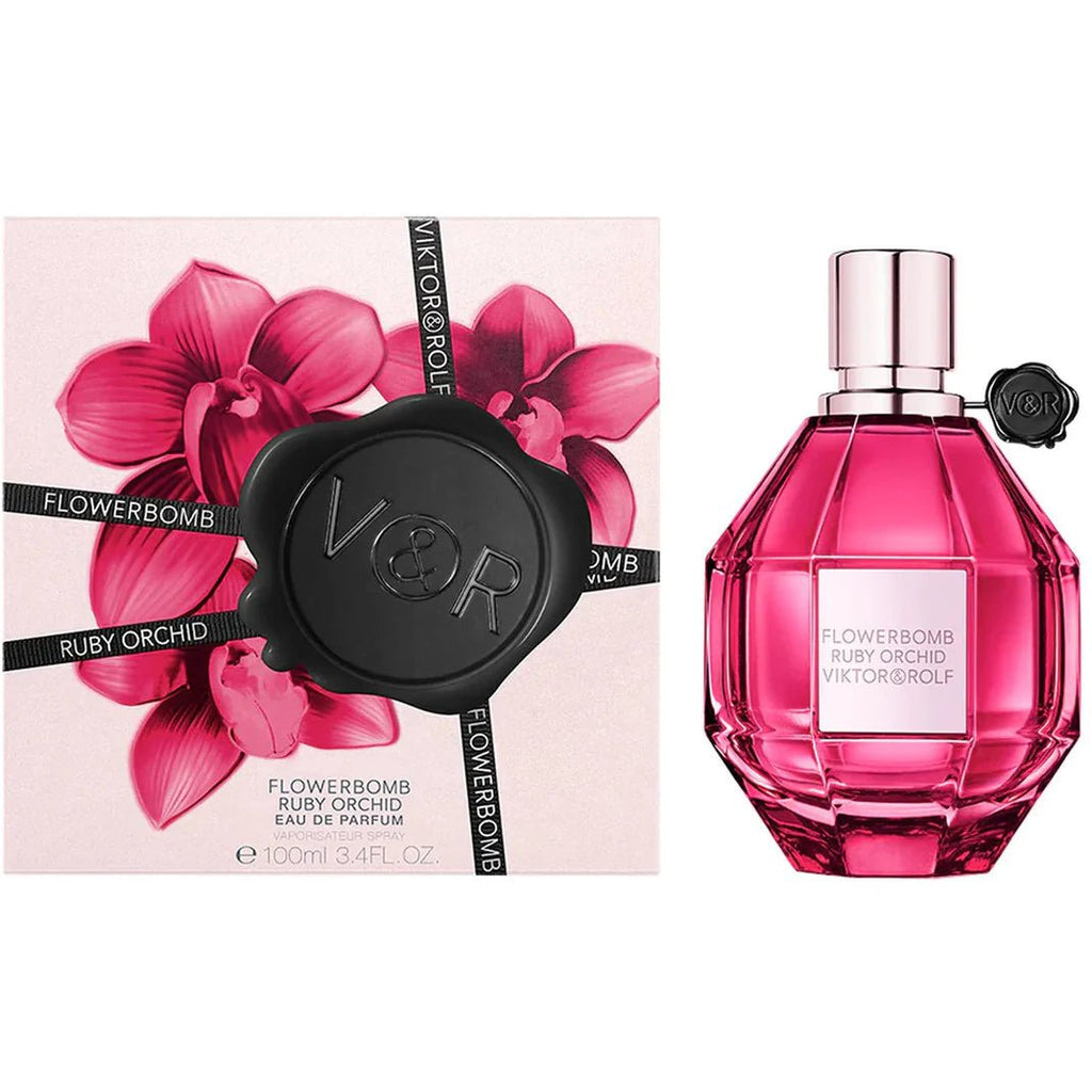 VIKTOR & ROLF FLOWERBOMB RUBY ORCHID FOR WOMEN EDP 100ML - Al Himyan Perfumes | عطور هميان | Oud & Luxury Fragrances - VIKTOR & ROLF