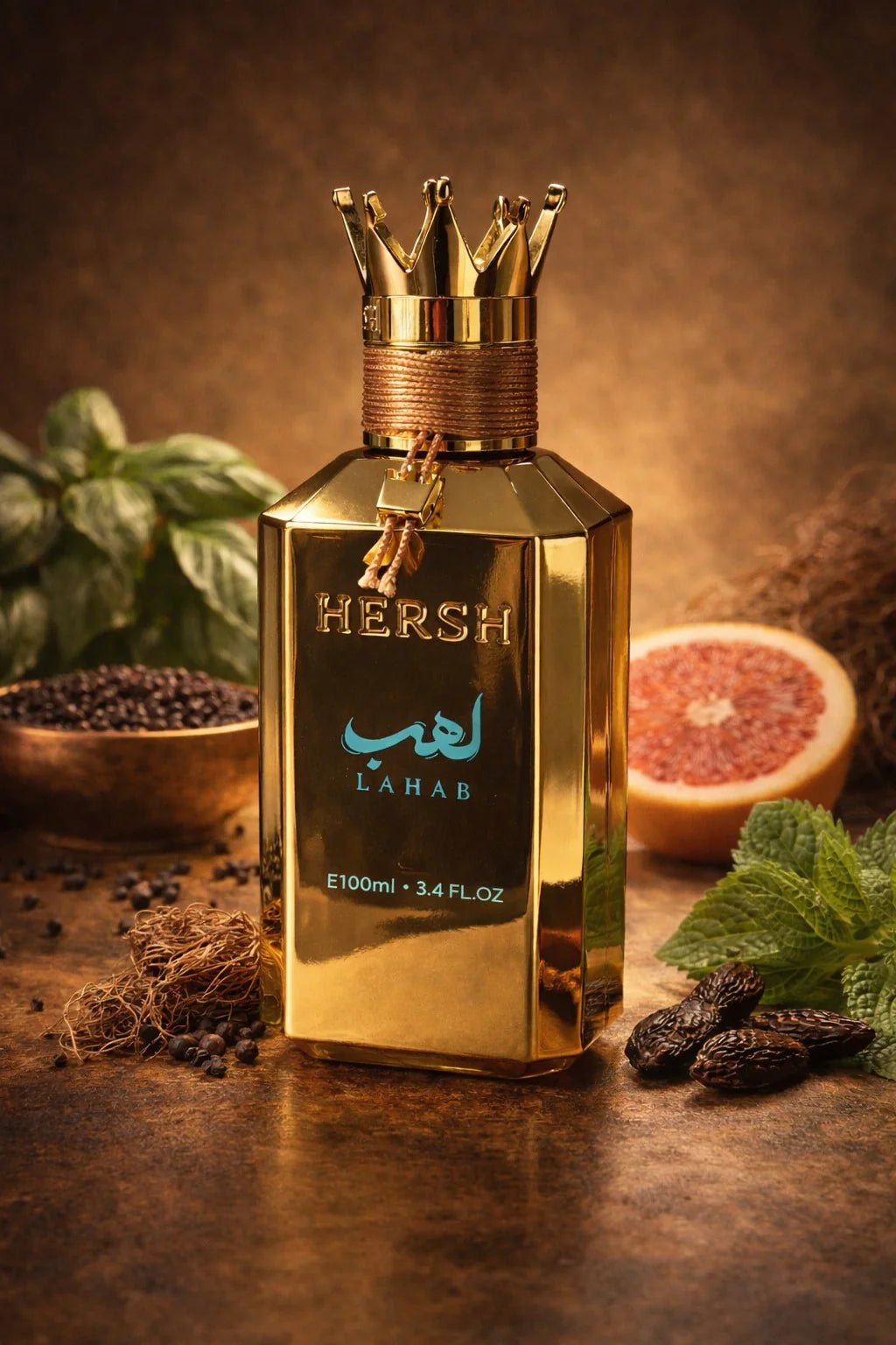 AL EZZ OUD HERSH LAHAB FOR MEN EDP 100ML - Al Himyan Perfumes | عطور هميان | Oud & Luxury Fragrances - AL EZZ OUD