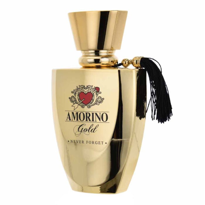 AMORINO GOLD NEVER FORGET UNISEX EDP 50ML - Al Himyan Perfumes | عطور هميان | Oud & Luxury Fragrances - AMORINO Main image