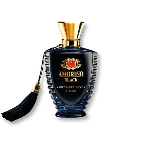 AMORINO BLACK ONE MORE LOVE UNISEX EDP 100ML - Al Himyan Perfumes | عطور هميان | Oud & Luxury Fragrances - AMORINO Main image