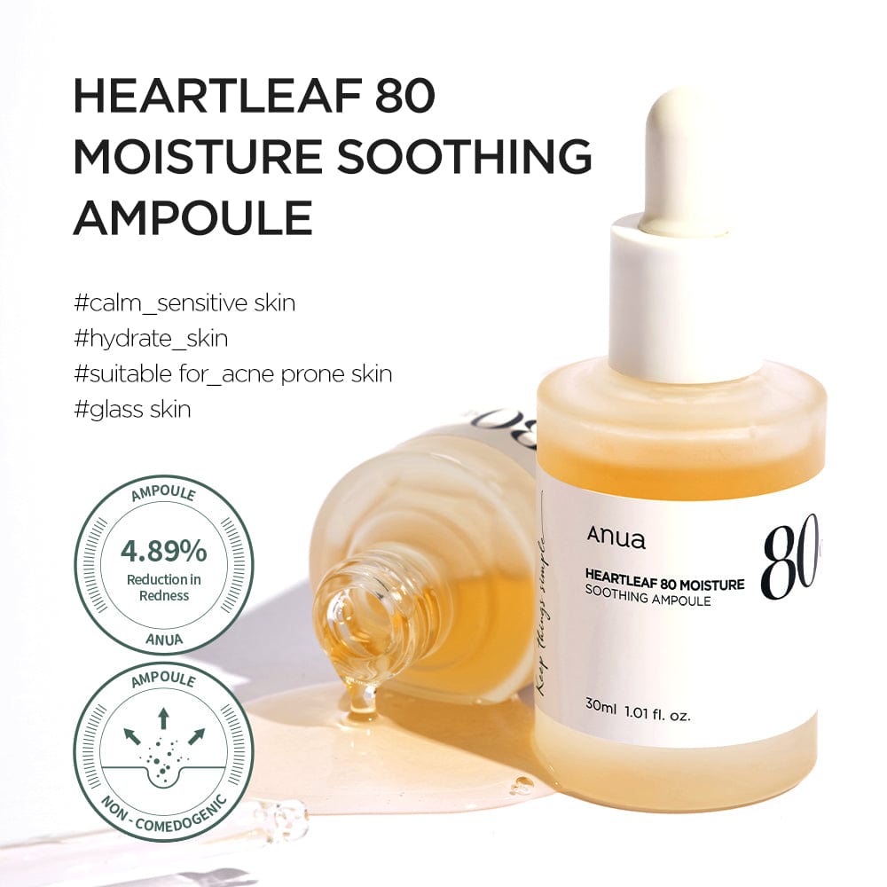 Anua Heartleaf 80 Soothing Ampoule 30ml - Al Himyan Perfumes | عطور هميان | Oud & Luxury Fragrances - ANUA