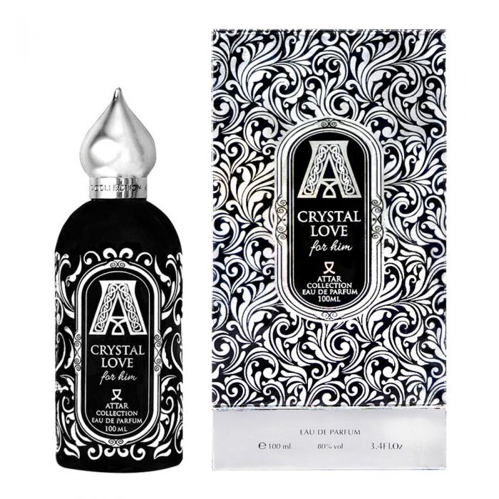 ATTAR COLLECTION CRYSTAL LOVE FOR MALE EDP 100ML - Al Himyan Perfumes | عطور هميان | Oud & Luxury Fragrances - ATTAR COLLECTION