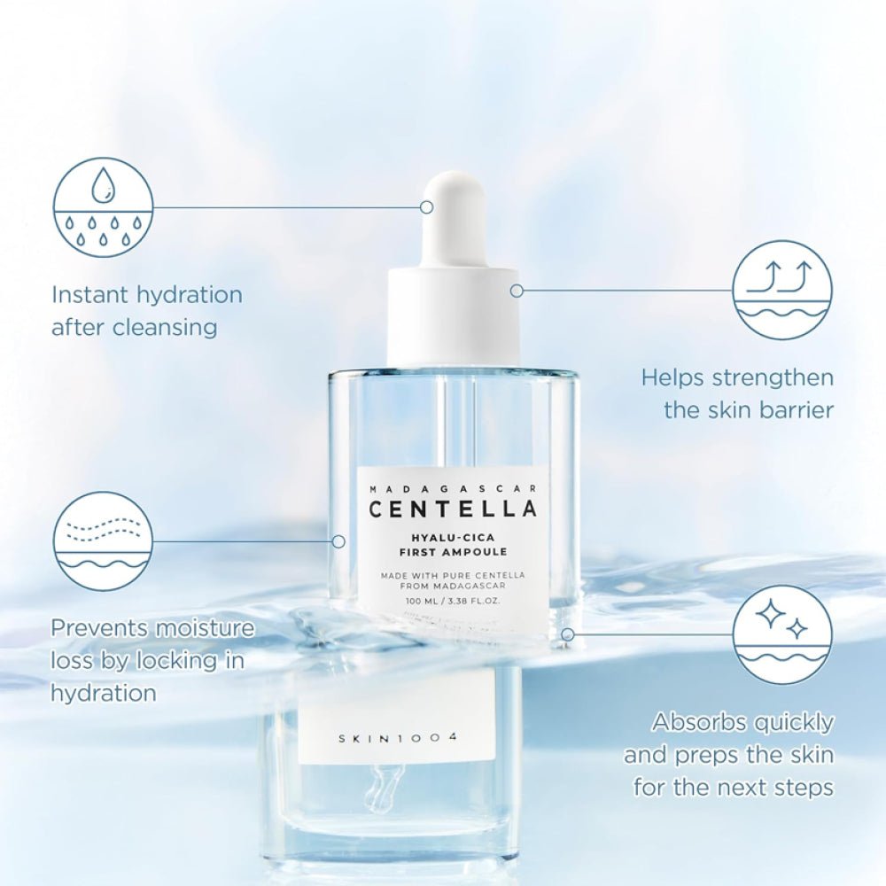 Skin1004 Madagascar Centella Hyalu Cica First Ampoule 100ml - Al Himyan Perfumes | عطور هميان | Oud & Luxury Fragrances - SKIN1004
