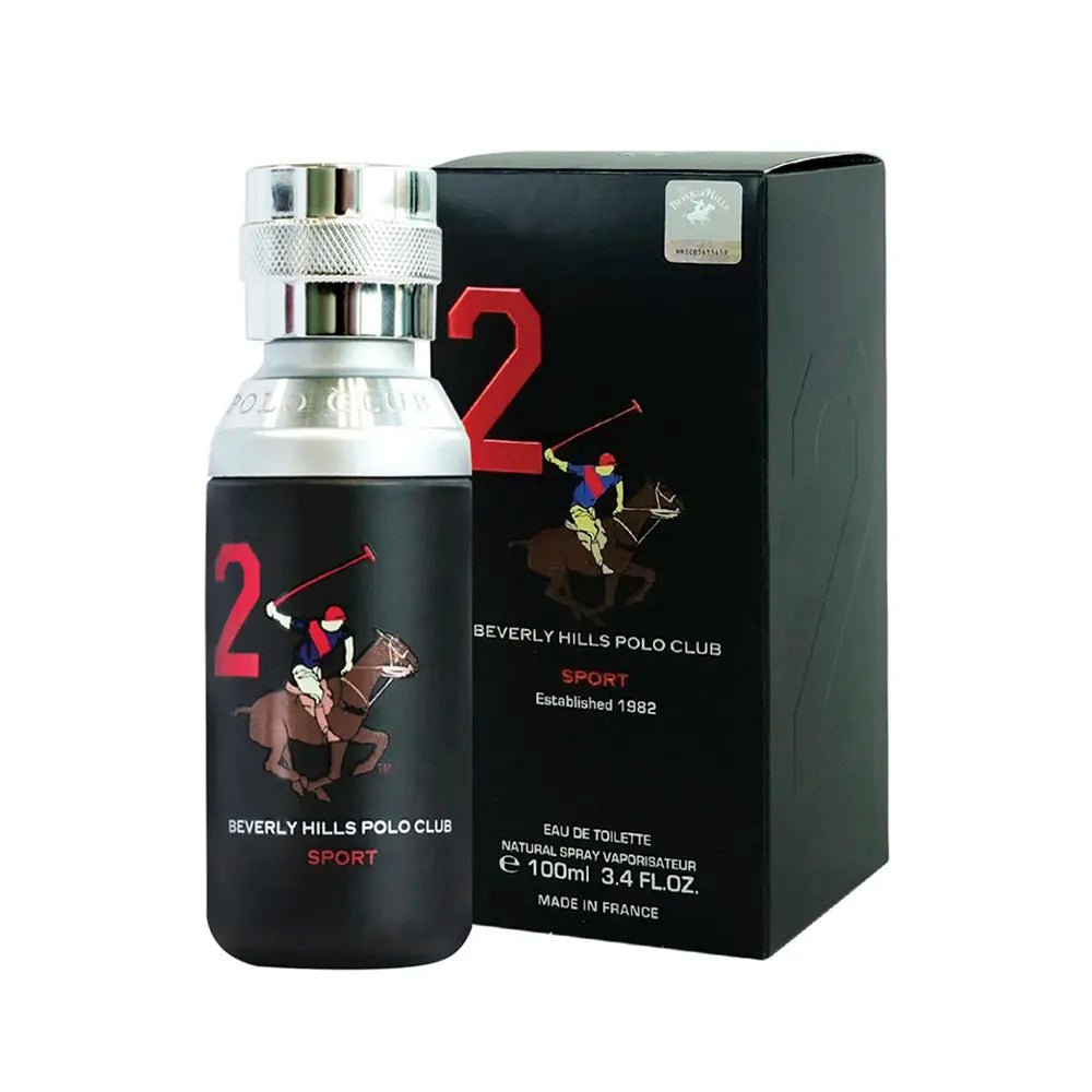 BEVERLY HILLS POLO CLUB SPORT 2 FOR MEN EDT 100ML - Al Himyan Perfumes | عطور هميان | Oud & Luxury Fragrances - Beverly Hills