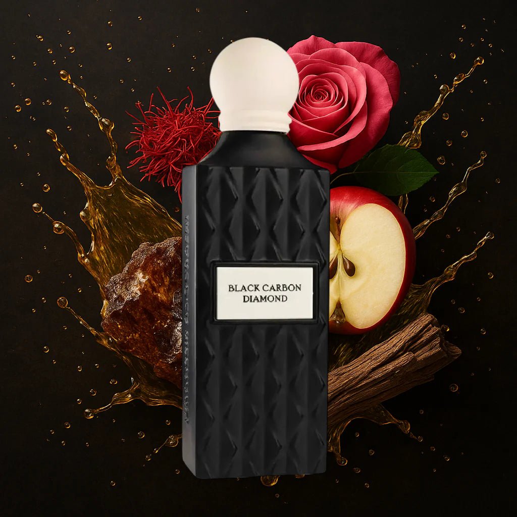 IBRAHEEM ALQURASHI BLACK CARBON DIAMOND UNISEX EDP 150ML - Al Himyan Perfumes | عطور هميان | Oud & Luxury Fragrances - IBRAHEEM ALQURASHI