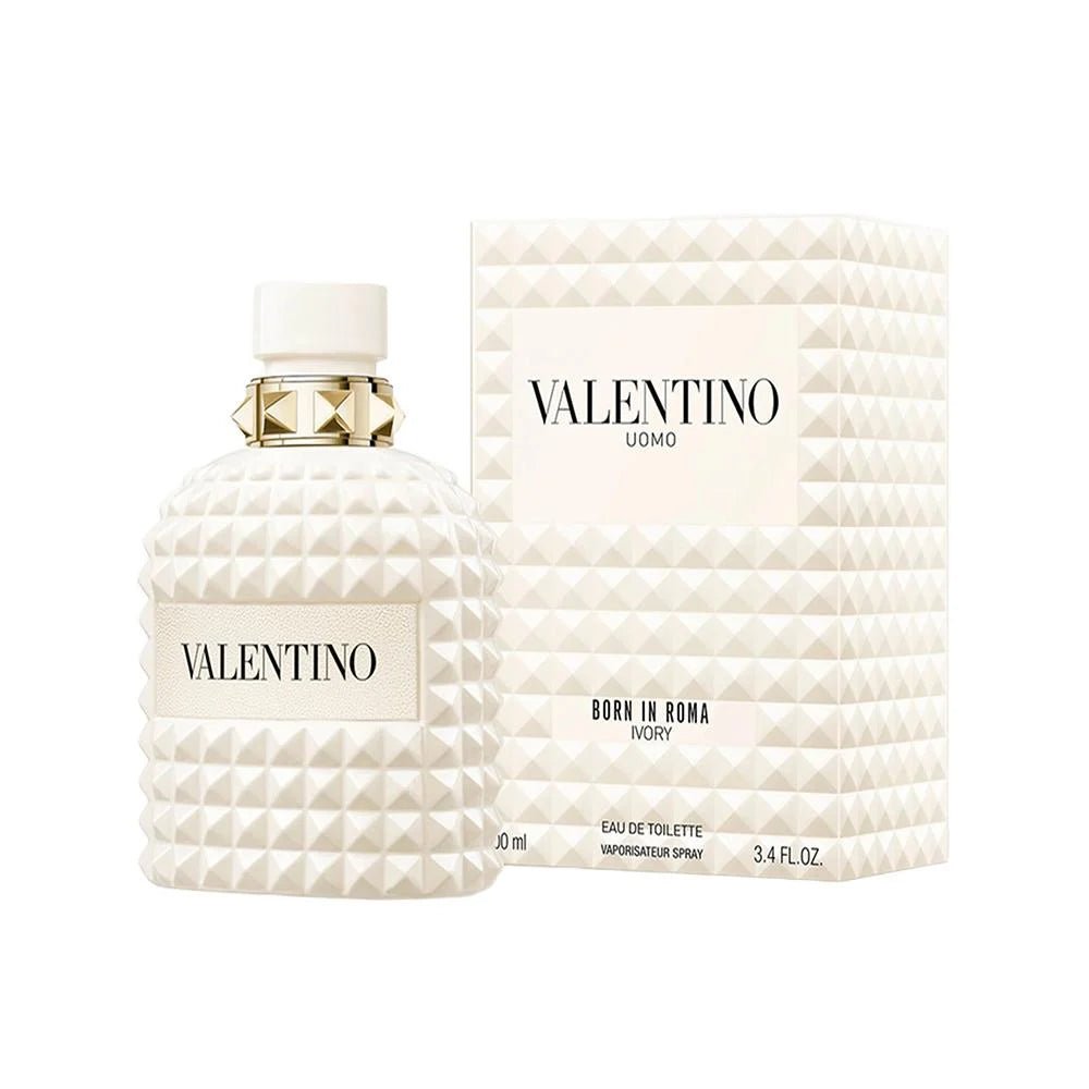 VALENTINO UOMO BORN IN ROMA IVORY FOR MEN EDT 100ML - Al Himyan Perfumes | عطور هميان | Oud & Luxury Fragrances - Valentino