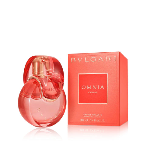 BVLGARI OMNIA CORAL FOR WOMEN EDT 100ML REFILLABLE