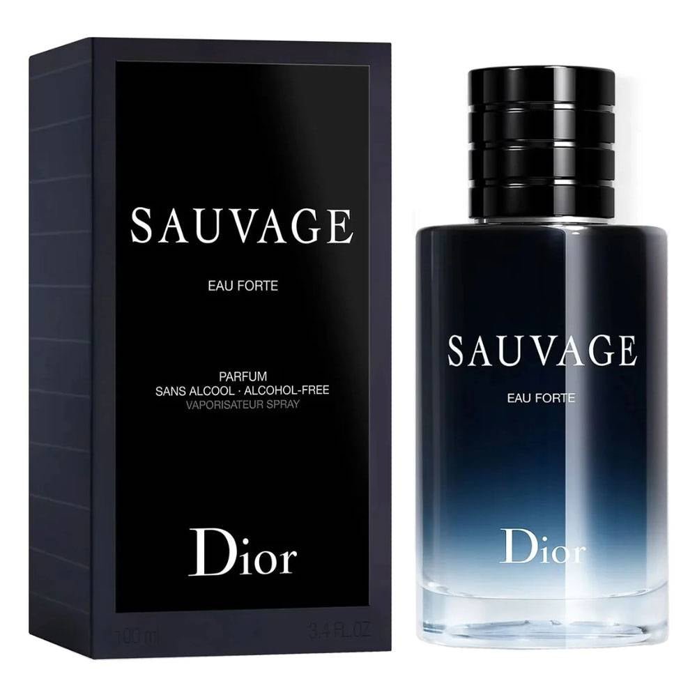 CHRISTIAN DIOR SAUVAGE EAU FORTE FOR MEN PARFUM (ALCOHOL - FREE) 100ML - Al Himyan Perfumes | عطور هميان | Oud & Luxury Fragrances - Dior